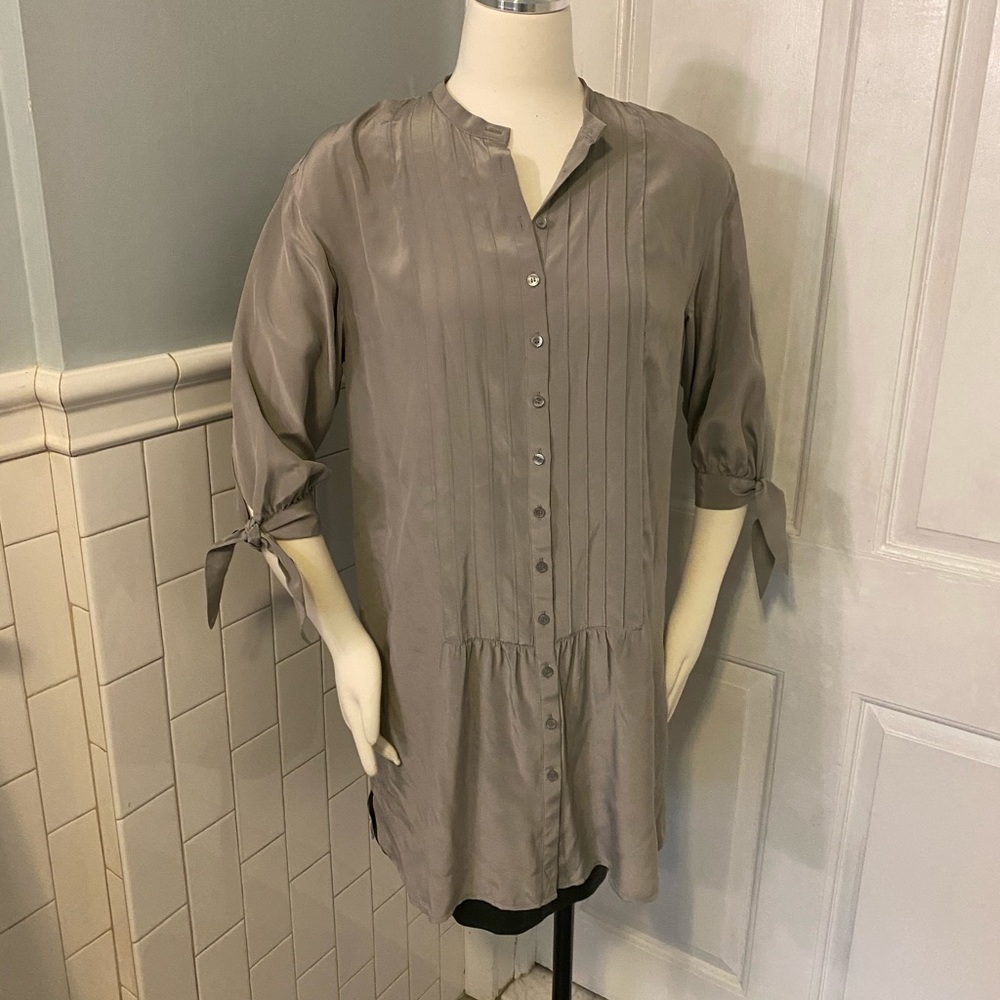 Club Monaco 100% Silk Tunic